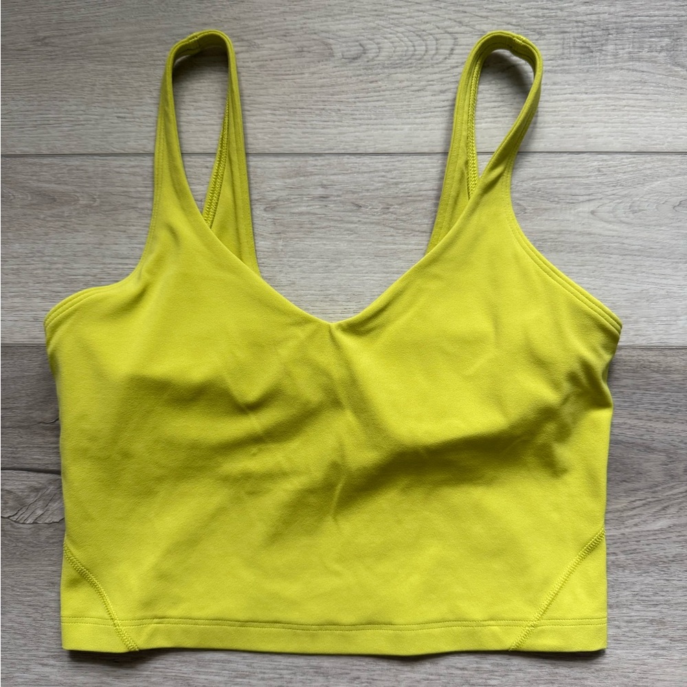 Lululemon align tank yellow/green